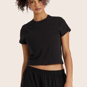 SET Active CLASSIC COTTON DAILY TEE - ONYX Size XS (Onyx / XS)